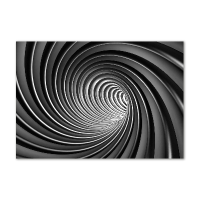 Foto en cristal de alta calidad con impresión uv horizontal Vórtice abstracto
