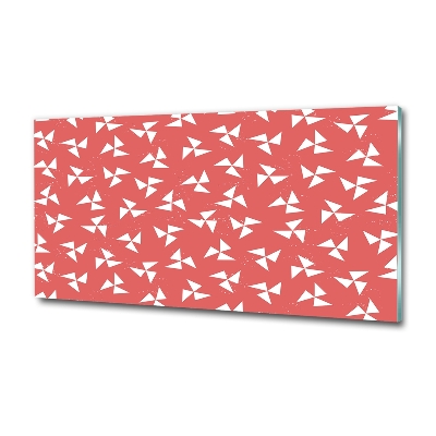 Foto en cristal de alta calidad con impresión uv horizontal Fondo geométrico