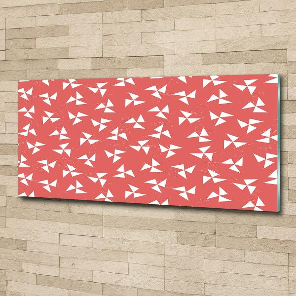 Foto en cristal de alta calidad con impresión uv horizontal Fondo geométrico