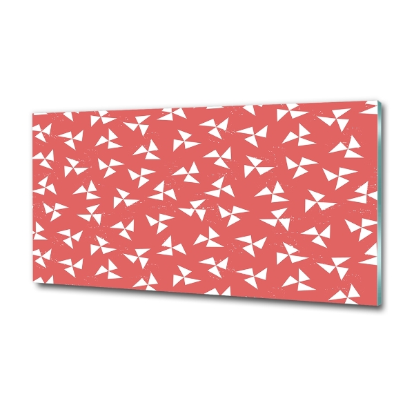 Foto en cristal de alta calidad con impresión uv horizontal Fondo geométrico