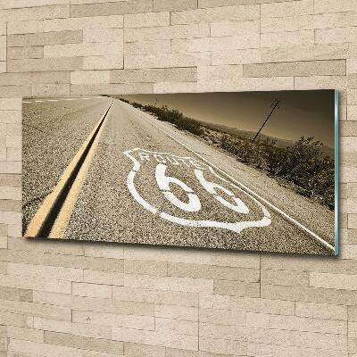 Foto en cristal de alta calidad con impresión uv horizontal Carretera en California