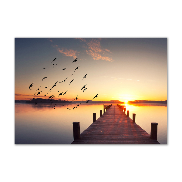 Foto obraz szkło hartowane Zachód słońca