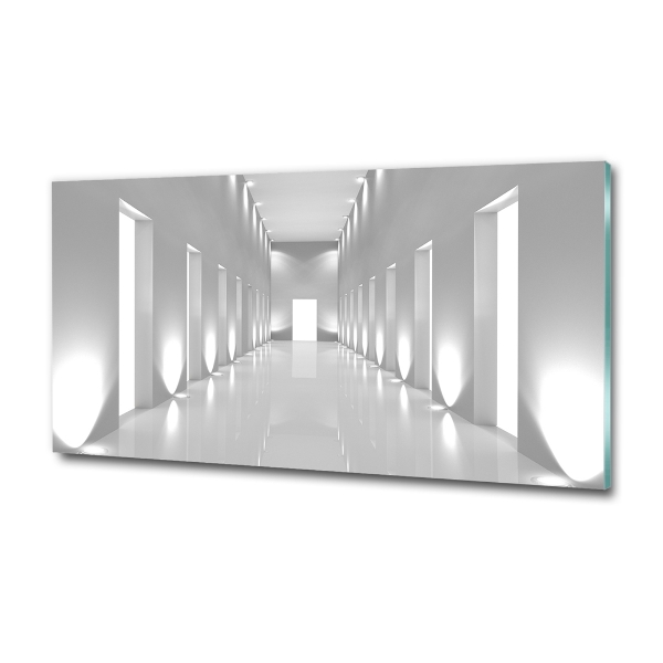 Foto en cristal de alta calidad con impresión uv horizontal Corredor