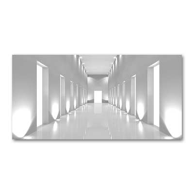 Foto en cristal de alta calidad con impresión uv horizontal Corredor
