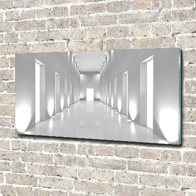 Foto en cristal de alta calidad con impresión uv horizontal Corredor