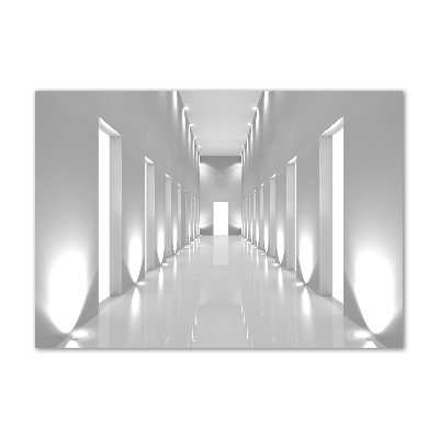 Foto en cristal de alta calidad con impresión uv horizontal Corredor