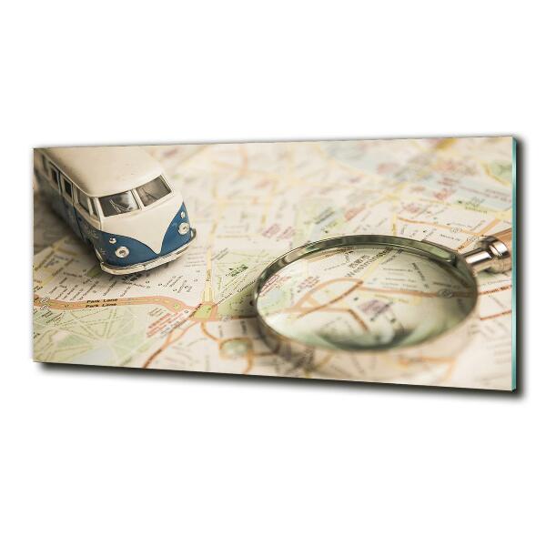 Foto en cristal de alta calidad con impresión uv horizontal Simbolismo del viaje