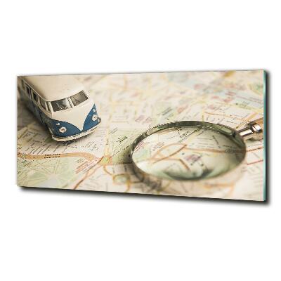 Foto en cristal de alta calidad con impresión uv horizontal Simbolismo del viaje