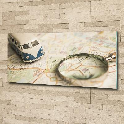 Foto en cristal de alta calidad con impresión uv horizontal Simbolismo del viaje