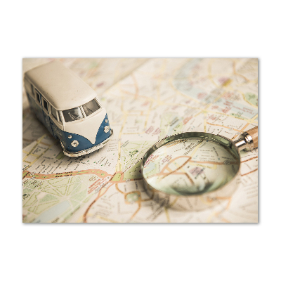 Foto en cristal de alta calidad con impresión uv horizontal Simbolismo del viaje