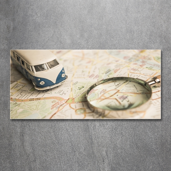 Foto en cristal de alta calidad con impresión uv horizontal Simbolismo del viaje