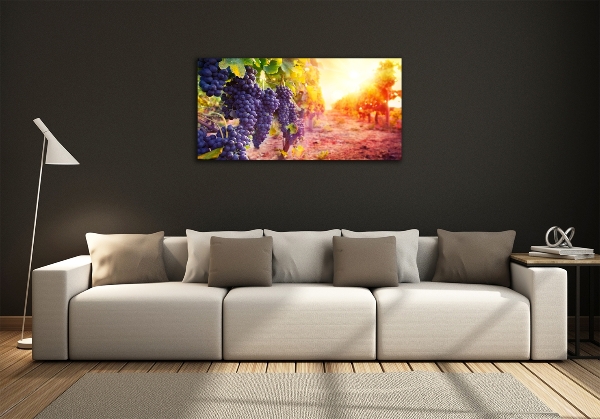 Cuadro de cristal templado moderno horizontal Vides