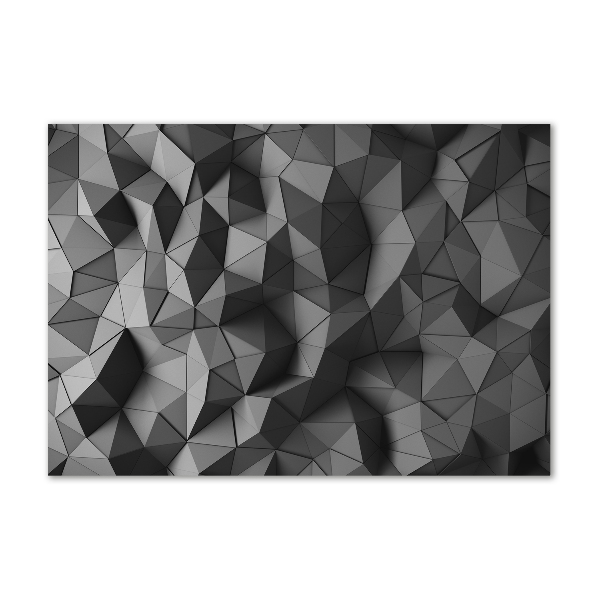 Impresión en cristal con acabado brillante horizontal Fondo 3D abstracto
