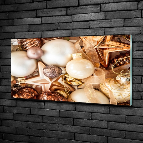 Foto en cristal de alta calidad con impresión uv horizontal Adornos navideños