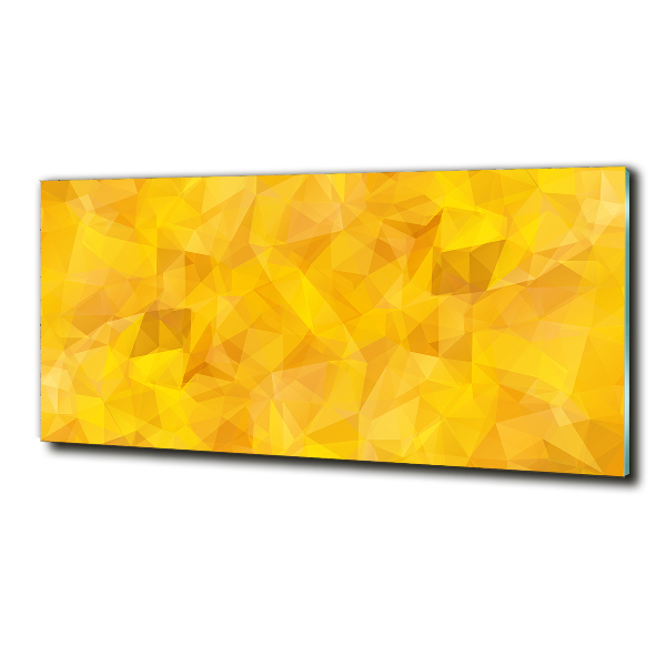 Foto en cristal de alta calidad con impresión uv horizontal Triángulos abstractos