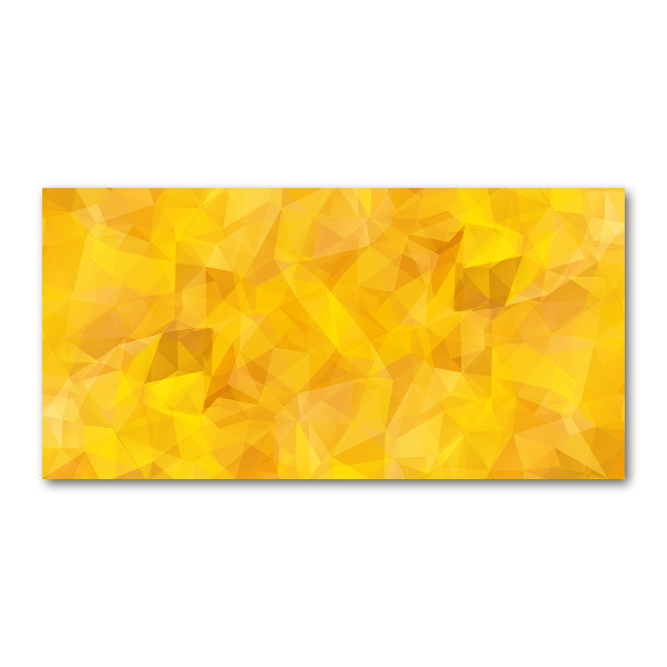 Foto en cristal de alta calidad con impresión uv horizontal Triángulos abstractos