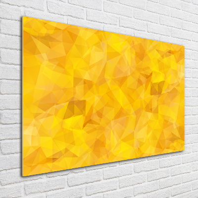 Foto obraz szklany Abstrakcja trójkąty