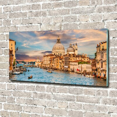 Impresión en cristal con acabado brillante horizontal Venecia, Italia