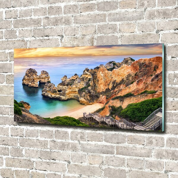 Impresión en cristal con acabado brillante horizontal Lagos, Portugal