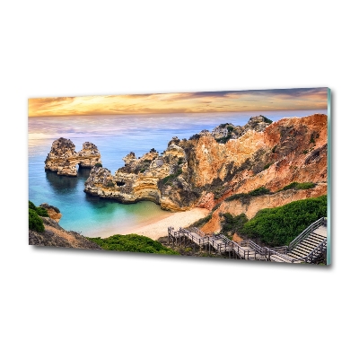 Impresión en cristal con acabado brillante horizontal Lagos, Portugal