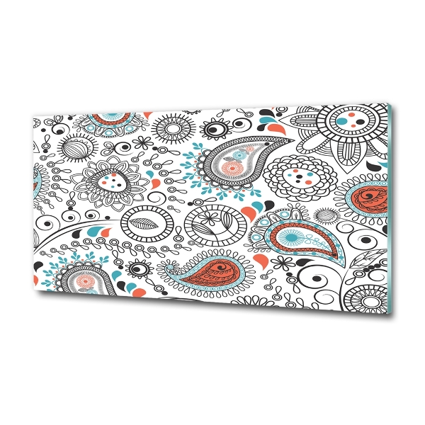 Cuadro decorativo de vidrio para salón horizontal Adornos