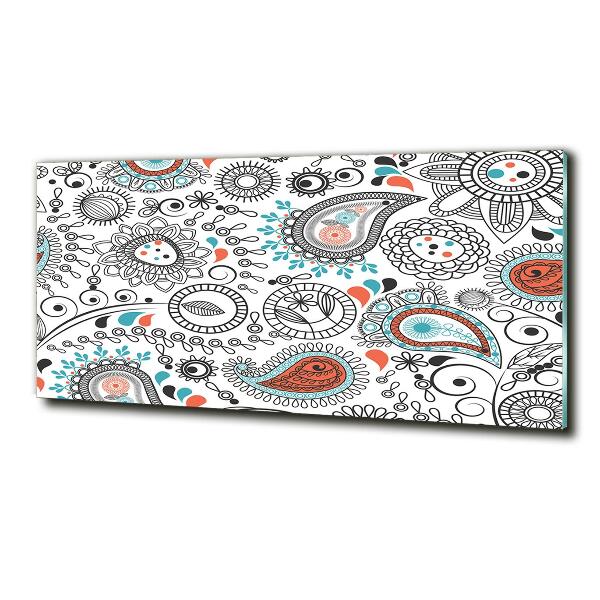 Cuadro decorativo de vidrio para salón horizontal Adornos