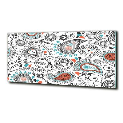 Cuadro decorativo de vidrio para salón horizontal Adornos