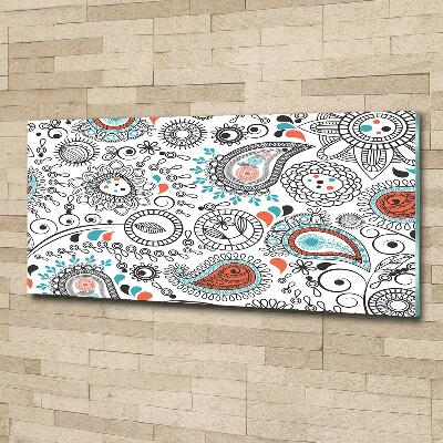 Cuadro decorativo de vidrio para salón horizontal Adornos