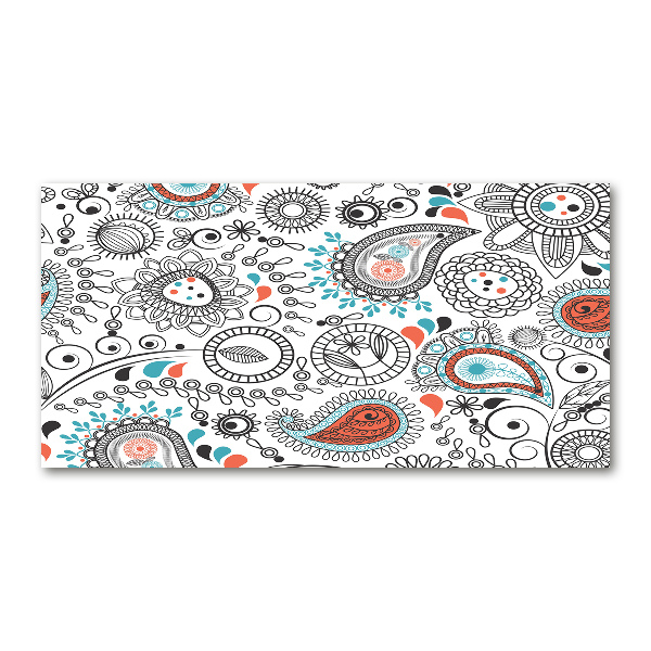 Cuadro decorativo de vidrio para salón horizontal Adornos