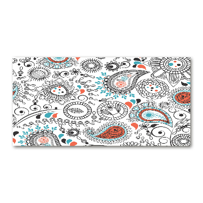 Cuadro decorativo de vidrio para salón horizontal Adornos