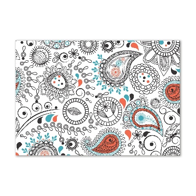 Cuadro decorativo de vidrio para salón horizontal Adornos