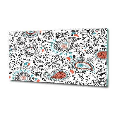 Cuadro decorativo de vidrio para salón horizontal Adornos