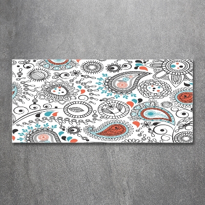 Cuadro decorativo de vidrio para salón horizontal Adornos