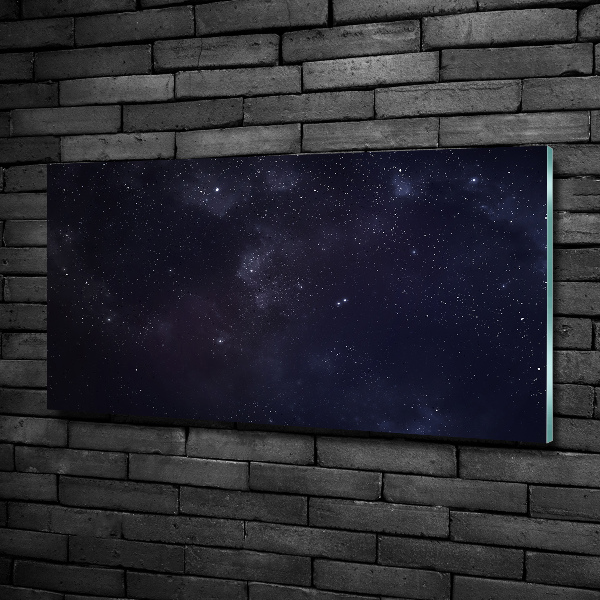 Cuadro de cristal templado moderno horizontal Constelación