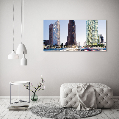 Foto en cristal de alta calidad con impresión uv horizontal Rascacielos