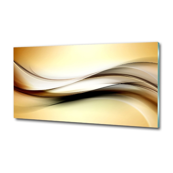 Cuadro de cristal templado moderno horizontal Fondo abstracto