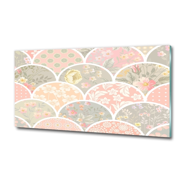 Cuadro decorativo de vidrio para salón horizontal Adornos