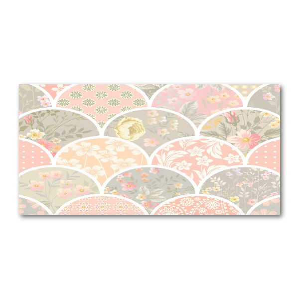 Cuadro decorativo de vidrio para salón horizontal Adornos