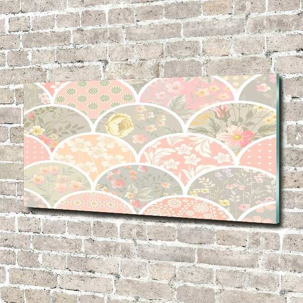 Cuadro decorativo de vidrio para salón horizontal Adornos