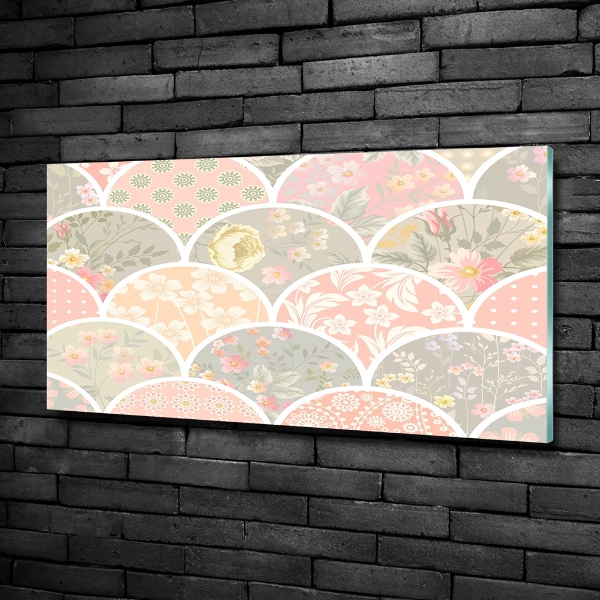 Cuadro decorativo de vidrio para salón horizontal Adornos