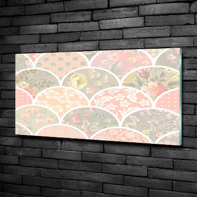 Cuadro decorativo de vidrio para salón horizontal Adornos