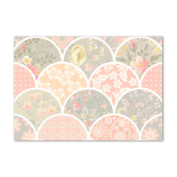 Cuadro decorativo de vidrio para salón horizontal Adornos