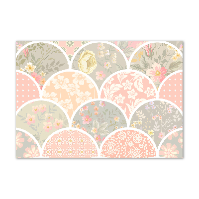 Cuadro decorativo de vidrio para salón horizontal Adornos