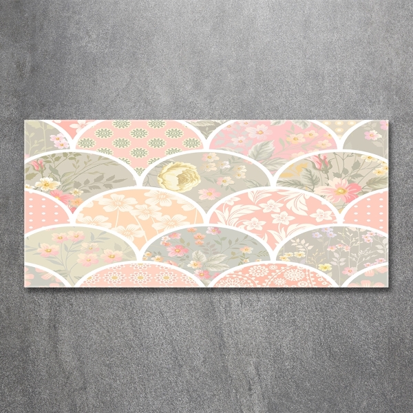 Cuadro decorativo de vidrio para salón horizontal Adornos