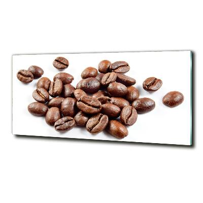 Impresión en cristal con acabado brillante horizontal Granos de café