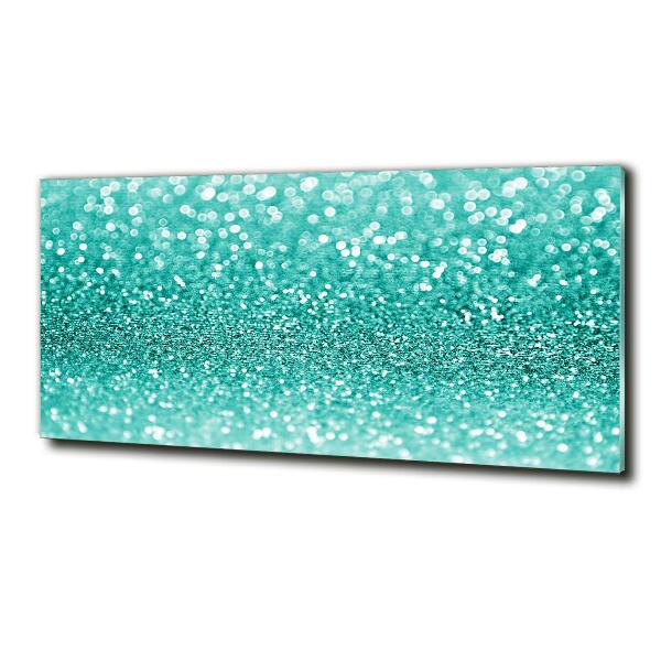 Cuadro decorativo de vidrio para salón horizontal Perifollos