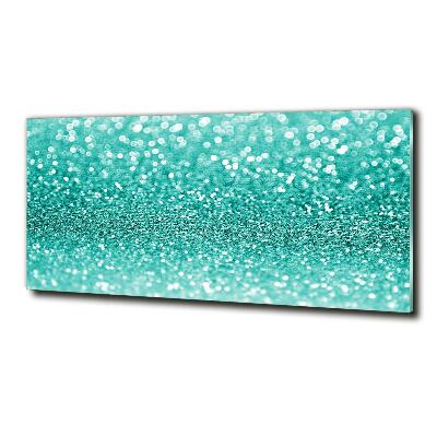 Cuadro decorativo de vidrio para salón horizontal Perifollos