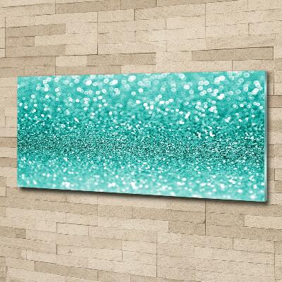 Cuadro decorativo de vidrio para salón horizontal Perifollos