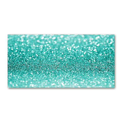 Cuadro decorativo de vidrio para salón horizontal Perifollos