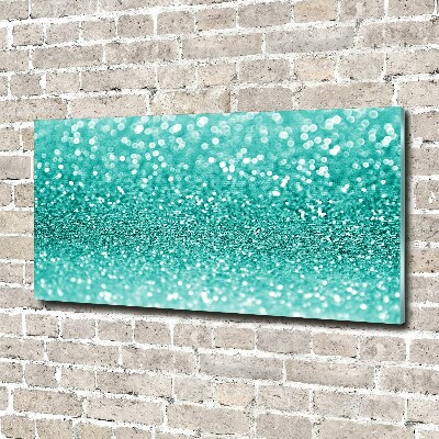 Cuadro decorativo de vidrio para salón horizontal Perifollos